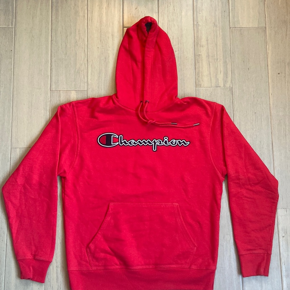 Champion hoodie.